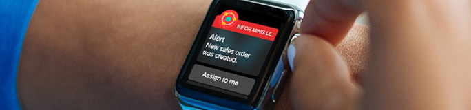 Infor Ming.le™ y Business Intelligence para Apple Watch