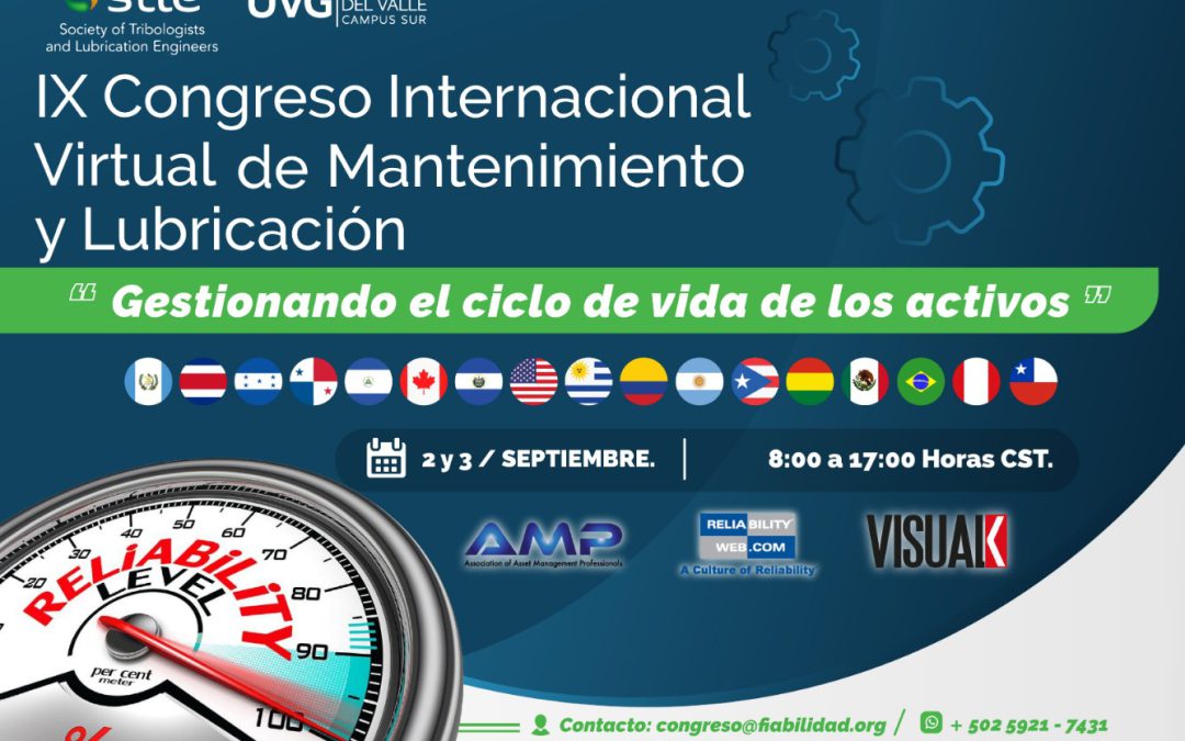 STLE: XI Congreso Internacional Virtual de Mantenimiento y Lubriación